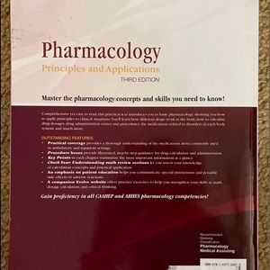 Pharmacology Principles and Applications Textbook